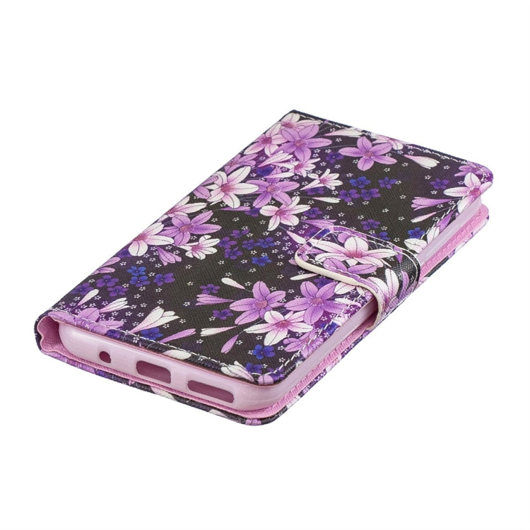Lily Pattern Horizontal Flip Leather Case for Xiaomi Redmi Go, with Holder & Card Slots & Wallet
