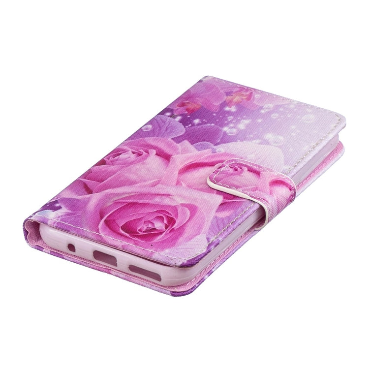 Rose Pattern Horizontal Flip Leather Case for Xiaomi Redmi Go, with Holder & Card Slots & Wallet