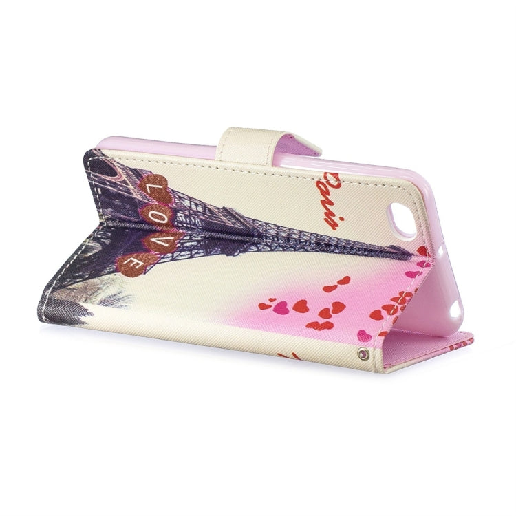 Love Towel Pattern Horizontal Flip Leather Case for Xiaomi Redmi Go, with Holder & Card Slots & Wallet