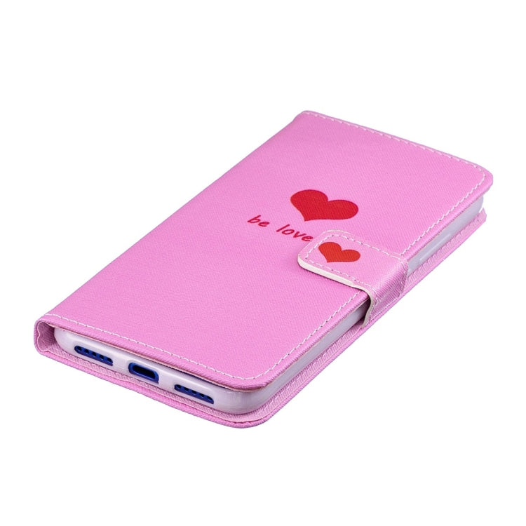 Heart Pattern Horizontal Flip Leather Case for Xiaomi Redmi Note 7, with Holder & Card Slots & Wallet
