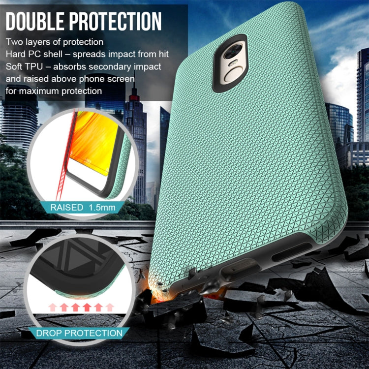 For Xiaomi Redmi 5 Plus PC + TPU Chrome Plated Press Button Anti-slip Protective Back Case