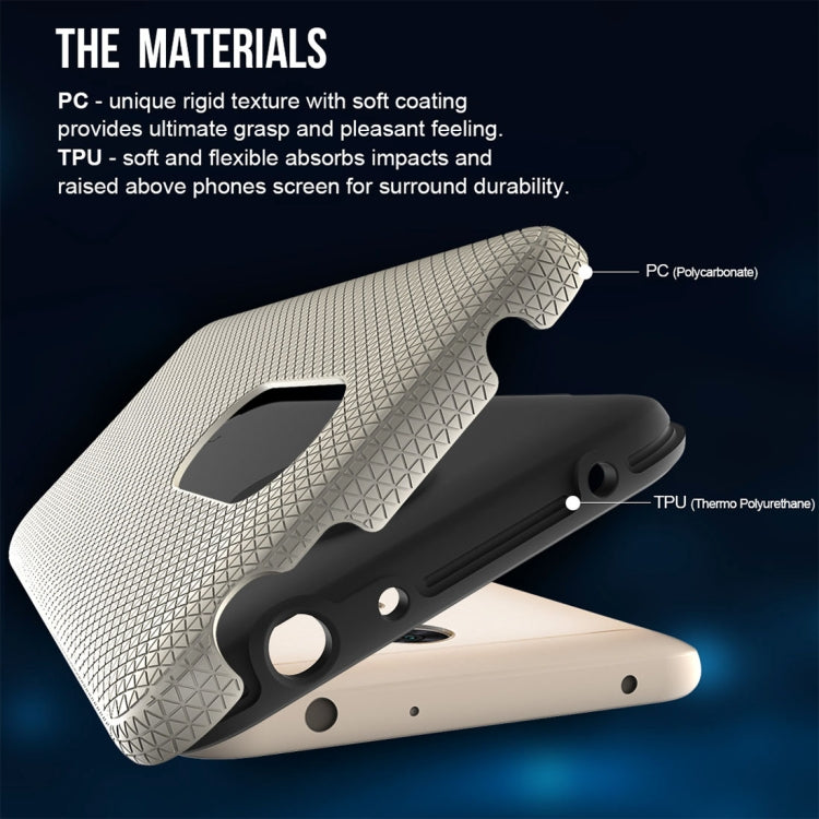 For Xiaomi Redmi 5 Plus PC + TPU Chrome Plated Press Button Anti-slip Protective Back Case