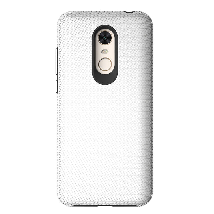 For Xiaomi Redmi 5 Plus PC + TPU Chrome Plated Press Button Anti-slip Protective Back Case