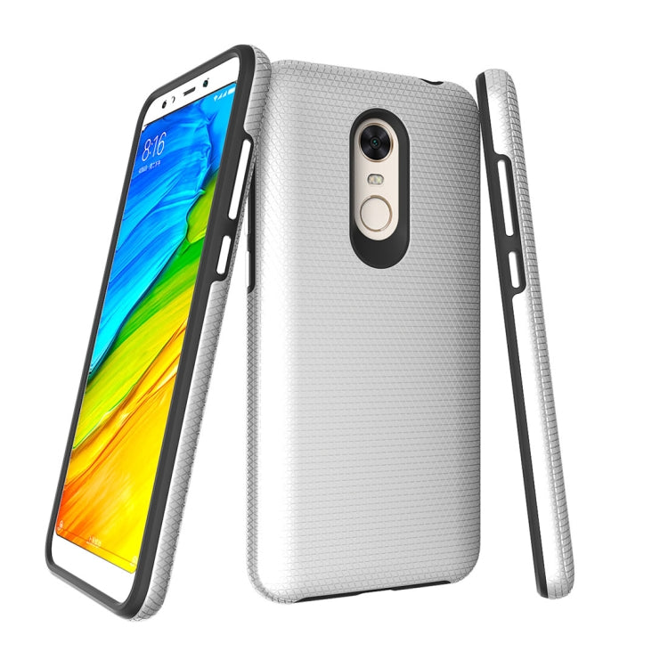For Xiaomi Redmi 5 Plus PC + TPU Chrome Plated Press Button Anti-slip Protective Back Case
