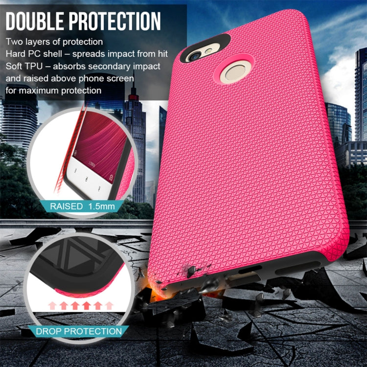 For Xiaomi Redmi Note 5A PC + TPU Chrome Plated Press Button Anti-slip Protective Back Case