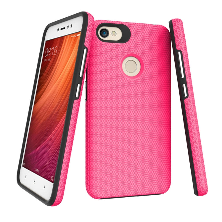 For Xiaomi Redmi Note 5A PC + TPU Chrome Plated Press Button Anti-slip Protective Back Case