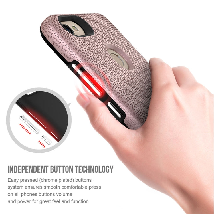 For Xiaomi Redmi Note 5A PC + TPU Chrome Plated Press Button Anti-slip Protective Back Case