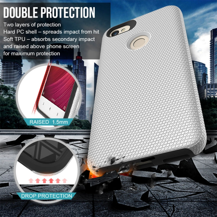 For Xiaomi Redmi Note 5A PC + TPU Chrome Plated Press Button Anti-slip Protective Back Case