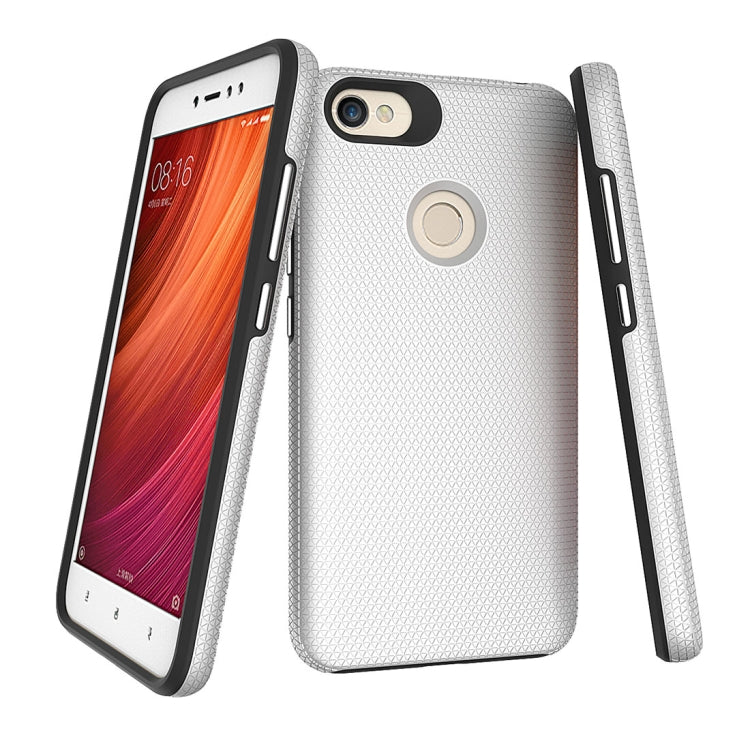 For Xiaomi Redmi Note 5A PC + TPU Chrome Plated Press Button Anti-slip Protective Back Case