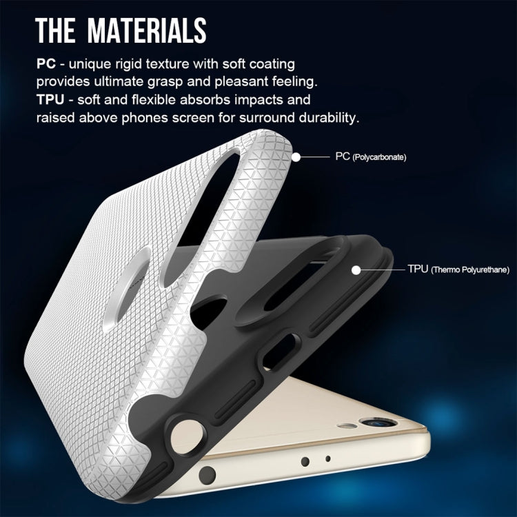 For Xiaomi Redmi Note 5A PC + TPU Chrome Plated Press Button Anti-slip Protective Back Case