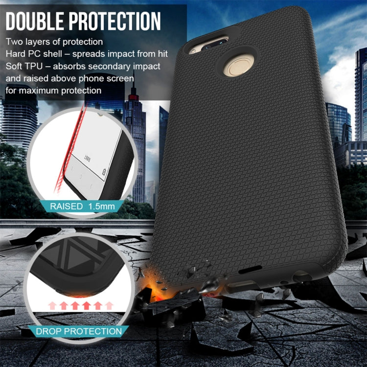 For Xiaomi Mi 5X & A1 PC + TPU Chrome Plated Press Button Anti-slip Protective Back Case