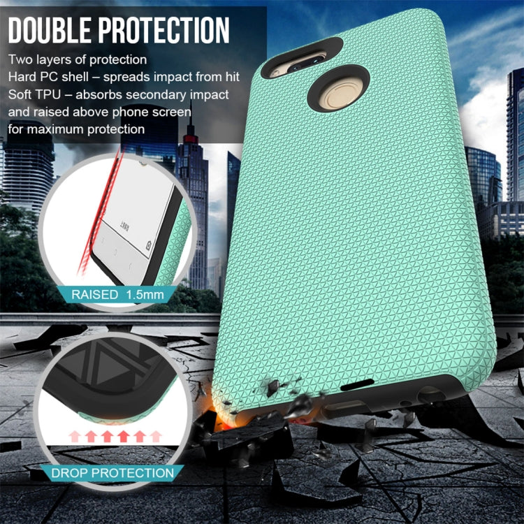 For Xiaomi Mi 5X & A1 PC + TPU Chrome Plated Press Button Anti-slip Protective Back Case