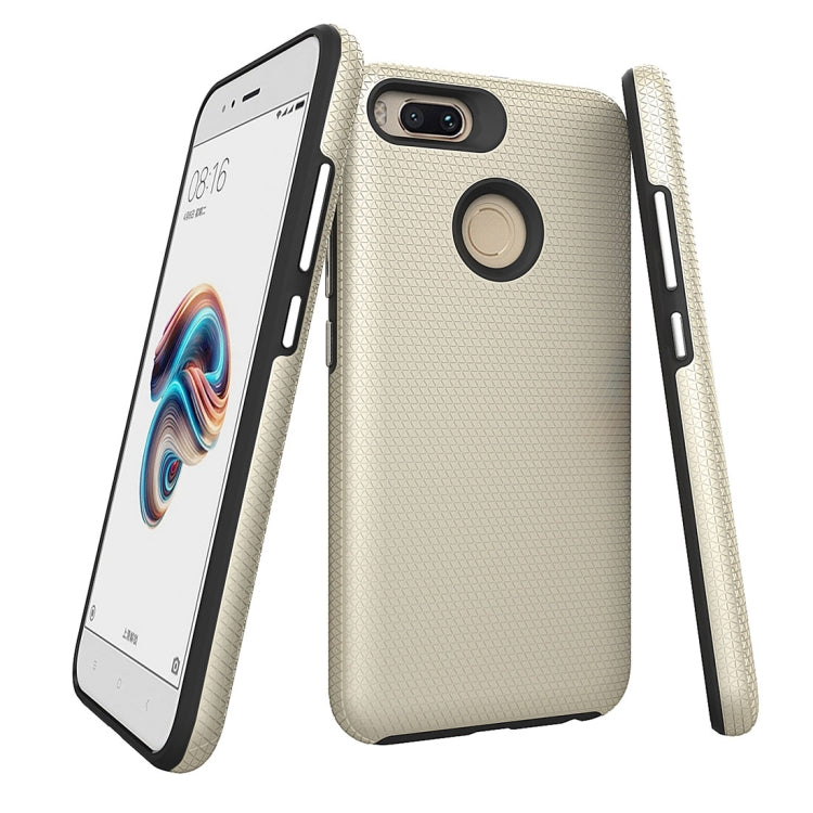 For Xiaomi Mi 5X & A1 PC + TPU Chrome Plated Press Button Anti-slip Protective Back Case