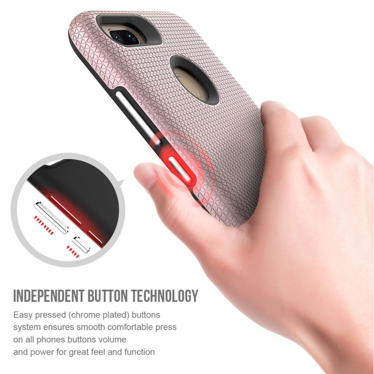 For Xiaomi Mi 5X & A1 PC + TPU Chrome Plated Press Button Anti-slip Protective Back Case