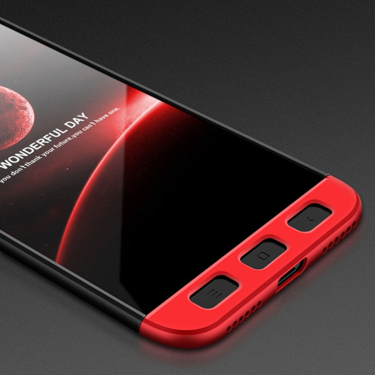 GKK for Xiaomi Redmi Note 5A Pro / Prime Three-paragraph 360 Degree Full Coverage PC Protective Case Back Cover