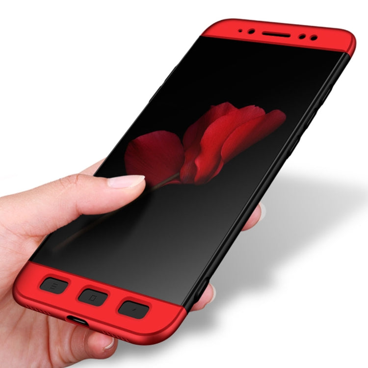 GKK for Xiaomi Redmi Note 5A Pro / Prime Three-paragraph 360 Degree Full Coverage PC Protective Case Back Cover