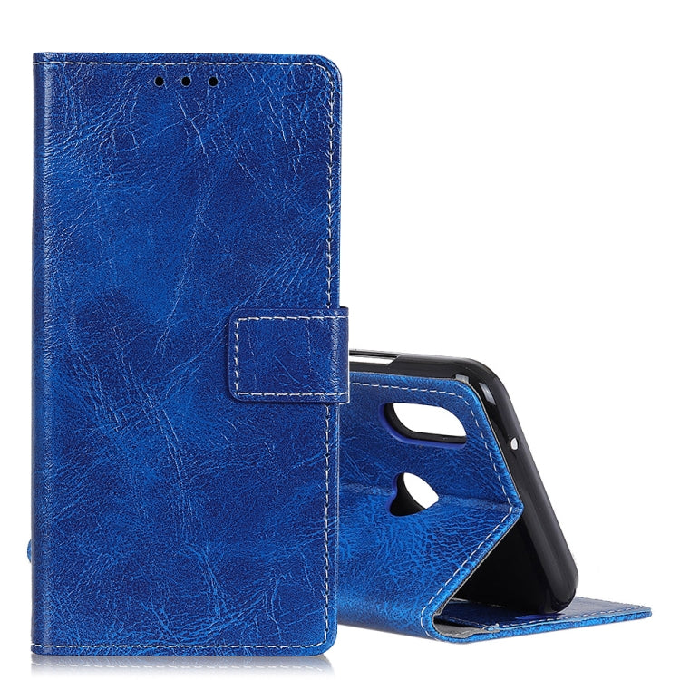 Retro Crazy Horse Texture Horizontal Flip Leather Case for Xiaomi Redmi 7, with Holder & Card Slots & Photo Frame