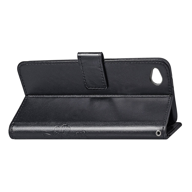 Lucky Clover Pressed Flowers Pattern Leather Case for Xiaomi Redmi Go, with Holder & Card Slots & Wallet & Hand Strap