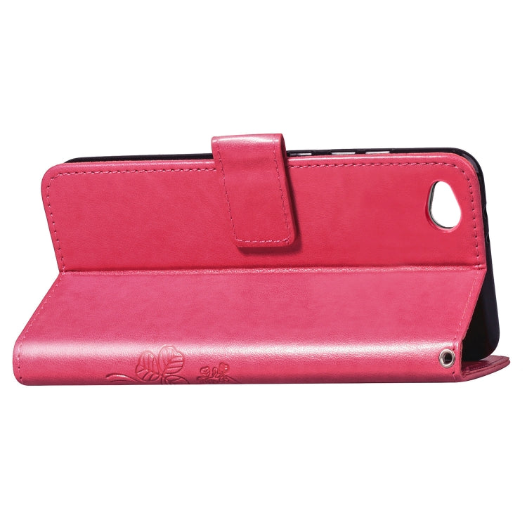 Lucky Clover Pressed Flowers Pattern Leather Case for Xiaomi Redmi Go, with Holder & Card Slots & Wallet & Hand Strap