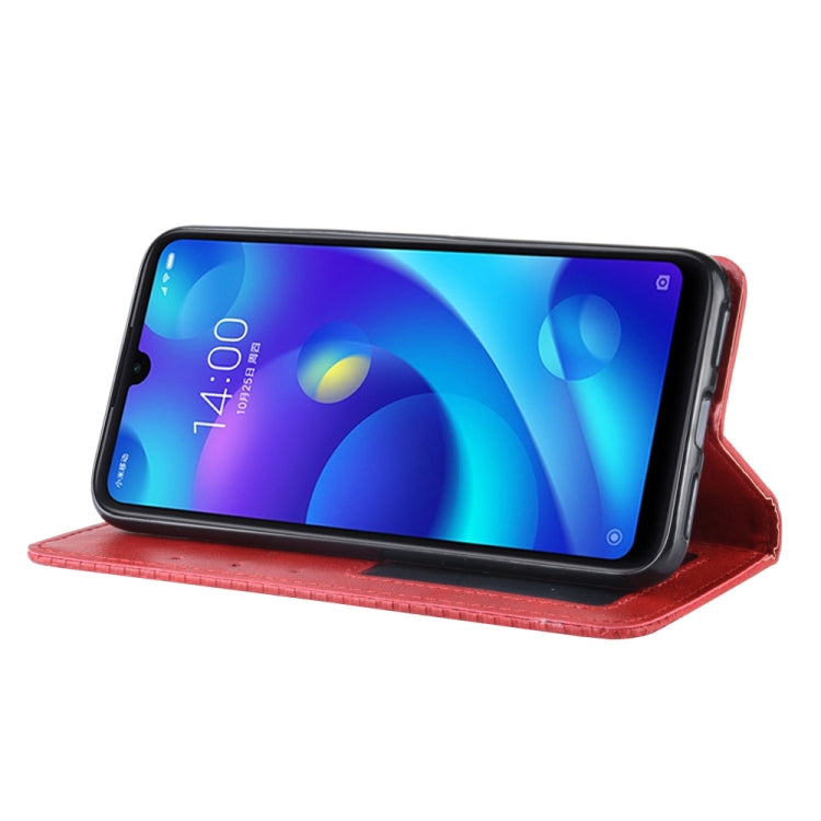 Magnetic Buckle Retro Crazy Horse Texture Horizontal Flip Leather Case for Xiaomi Redmi 7, with Holder & Card Slots & Photo Frame