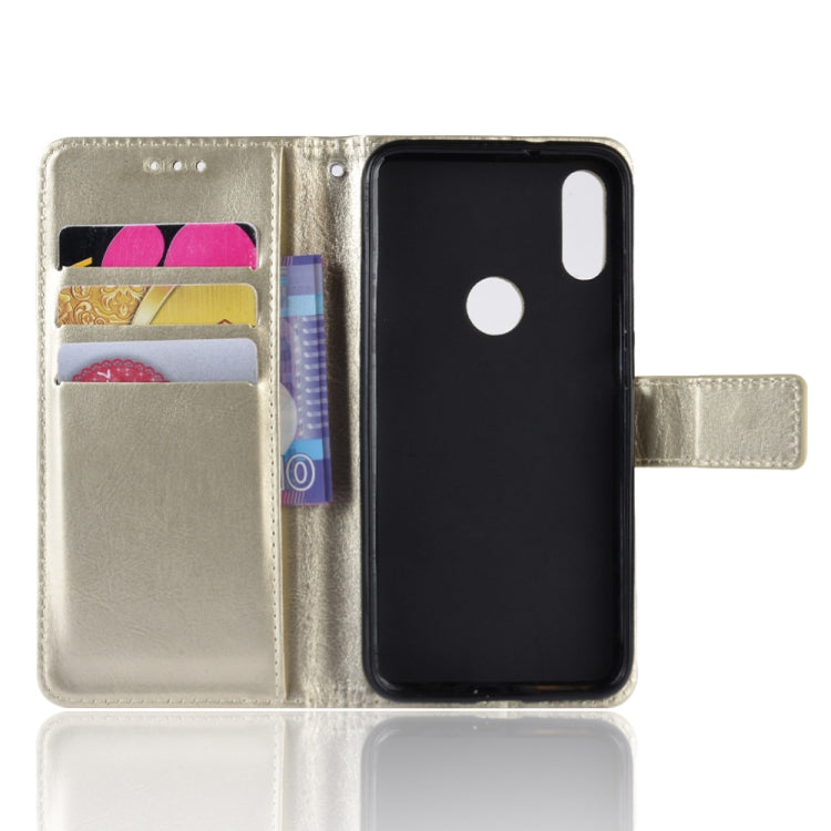 Retro Crazy Horse Texture Horizontal Flip Leather Case for Xiaomi Redmi 7, with Holder & Card Slots & Photo Frame