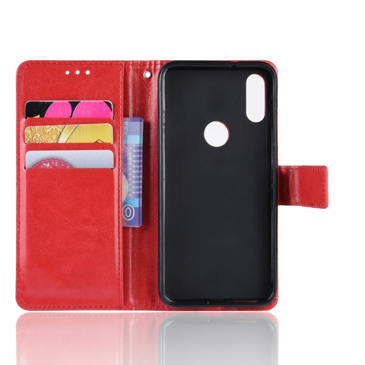 Retro Crazy Horse Texture Horizontal Flip Leather Case for Xiaomi Redmi 7, with Holder & Card Slots & Photo Frame