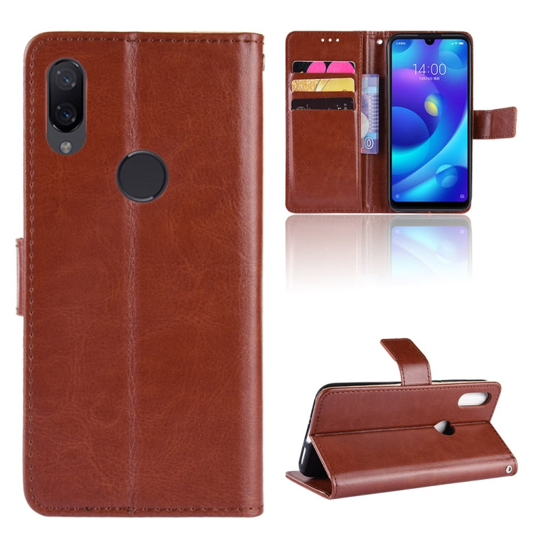 Retro Crazy Horse Texture Horizontal Flip Leather Case for Xiaomi Redmi 7, with Holder & Card Slots & Photo Frame