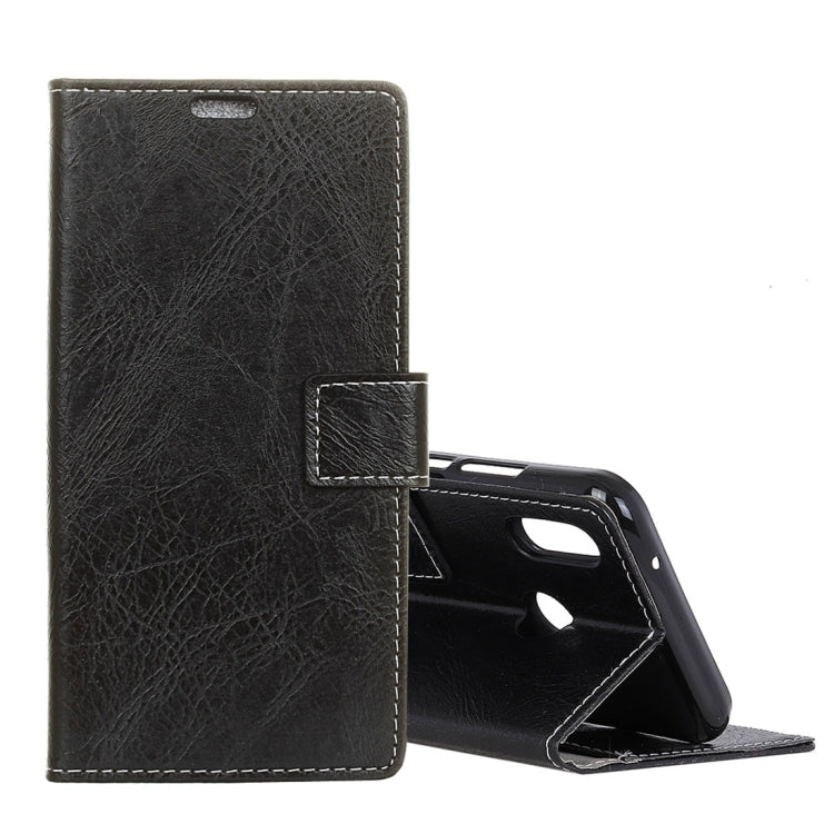 Retro Crazy Horse Texture Horizontal Flip Leather Case for Xiaomi Mi 8 SE, with Holder & Card Slots & Wallet & Photo Frame