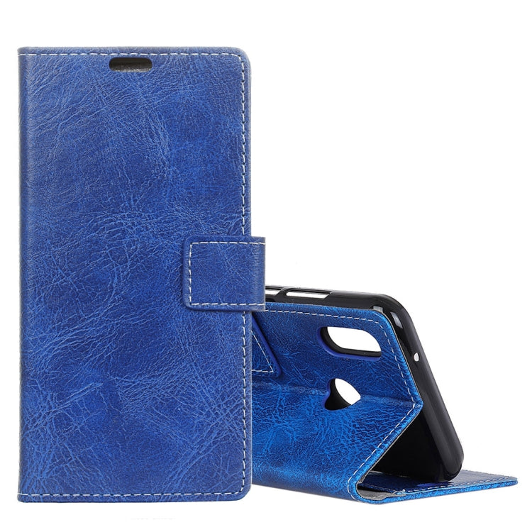 Retro Crazy Horse Texture Horizontal Flip Leather Case for Xiaomi Mi 8 SE, with Holder & Card Slots & Wallet & Photo Frame