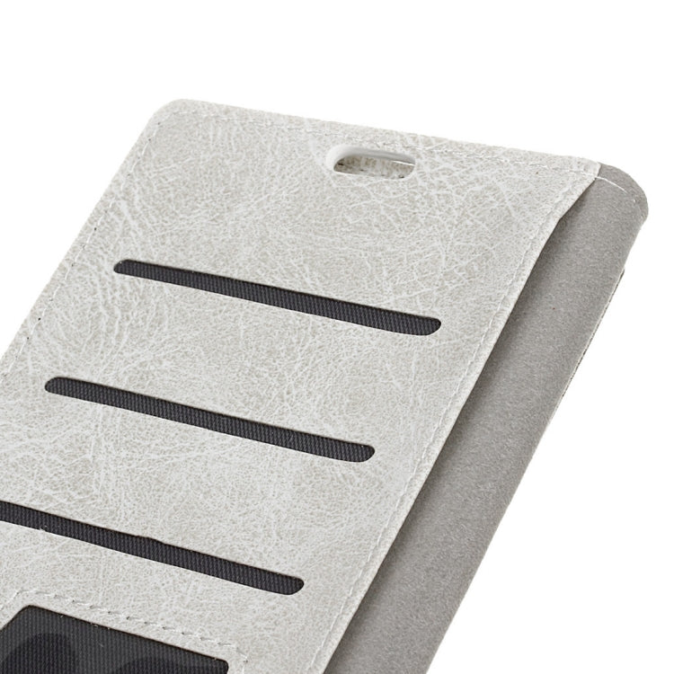 Retro Crazy Horse Texture Horizontal Flip Leather Case for Xiaomi Mi 8 SE, with Holder & Card Slots & Wallet & Photo Frame