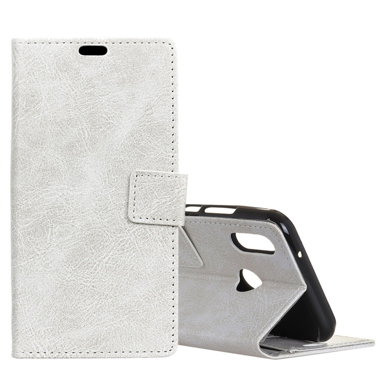 Retro Crazy Horse Texture Horizontal Flip Leather Case for Xiaomi Mi 8 SE, with Holder & Card Slots & Wallet & Photo Frame