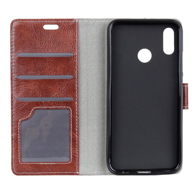Retro Crazy Horse Texture Horizontal Flip Leather Case for Xiaomi Mi 8 SE, with Holder & Card Slots & Wallet & Photo Frame