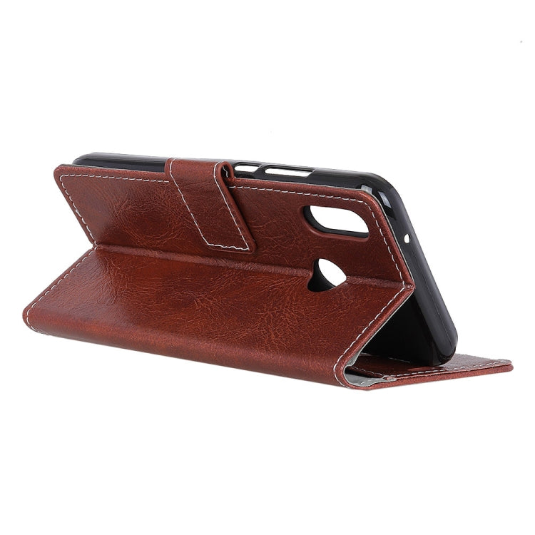 Retro Crazy Horse Texture Horizontal Flip Leather Case for Xiaomi Mi 8 SE, with Holder & Card Slots & Wallet & Photo Frame