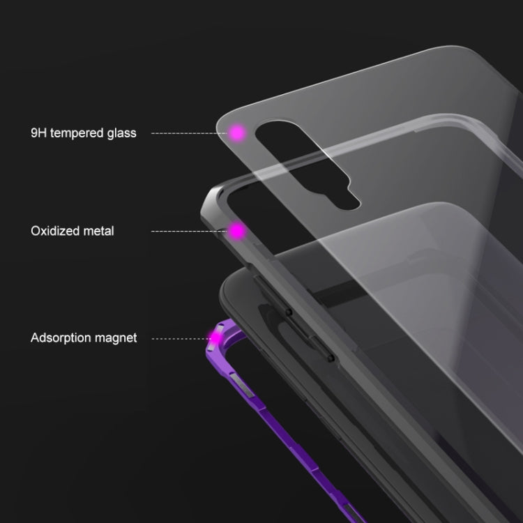 Ultra Slim Magnetic Adsorption Angular Frame Tempered Glass Magnet Flip Case for Xiaomi Mi 9