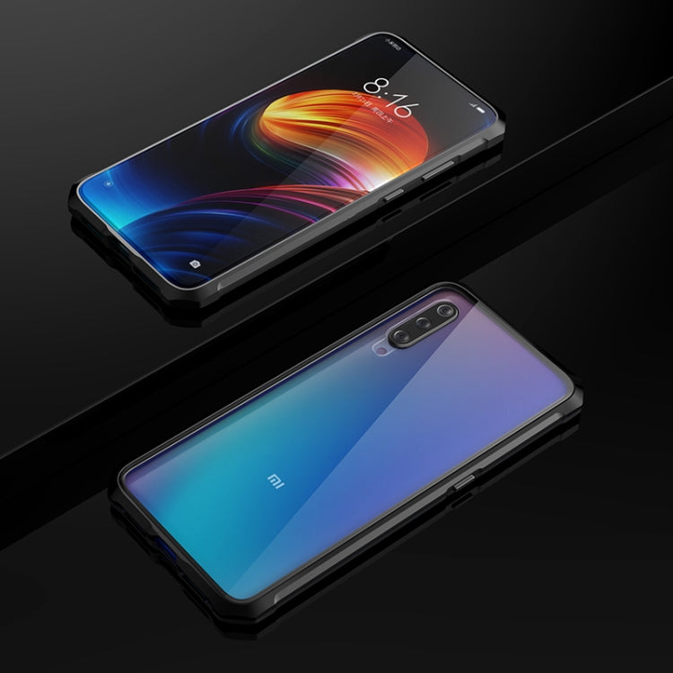 Ultra Slim Magnetic Adsorption Angular Frame Tempered Glass Magnet Flip Case for Xiaomi Mi 9