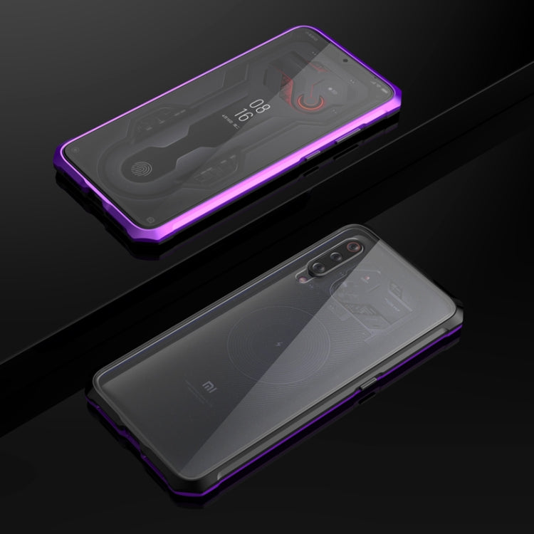 Ultra Slim Transparent Magnetic Adsorption Angular Frame Tempered Glass Magnet Flip Case for Xiaomi Mi 9