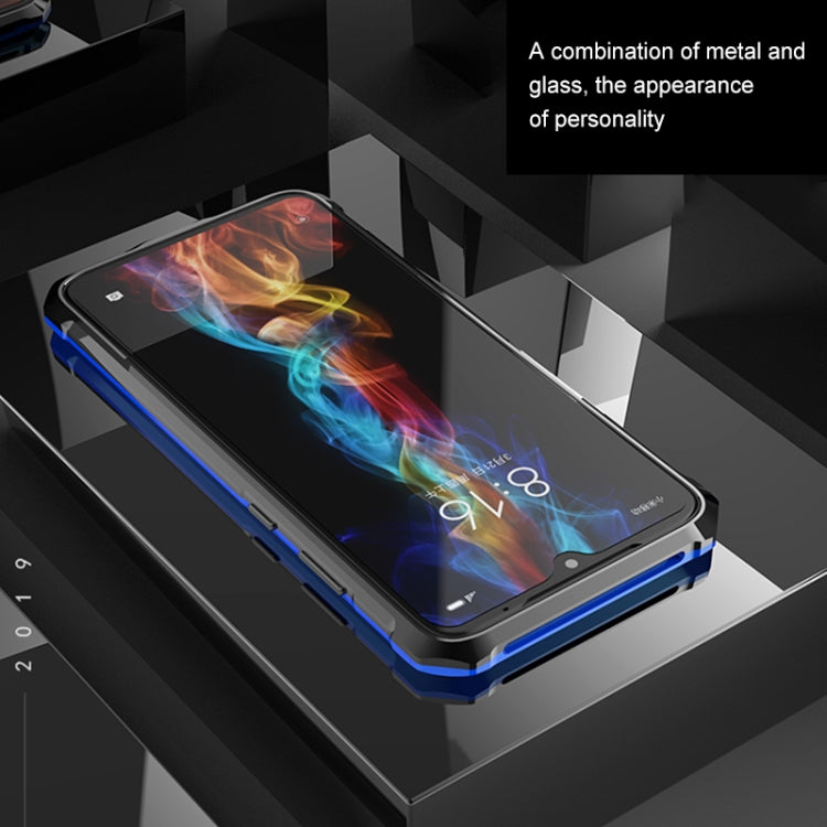 Ultra Slim Transparent Magnetic Adsorption Angular Frame Tempered Glass Magnet Flip Case for Xiaomi Mi 9