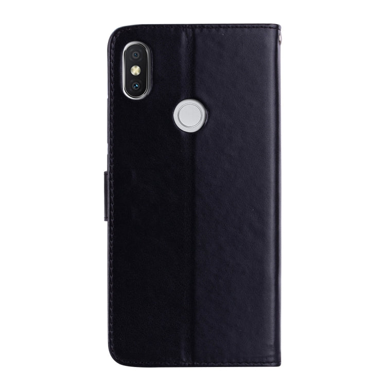 Rose Embossed Horizontal Flip Environmental PU Leather Case for Xiaomi Redmi S2, with Holder & Card Slots & Wallet