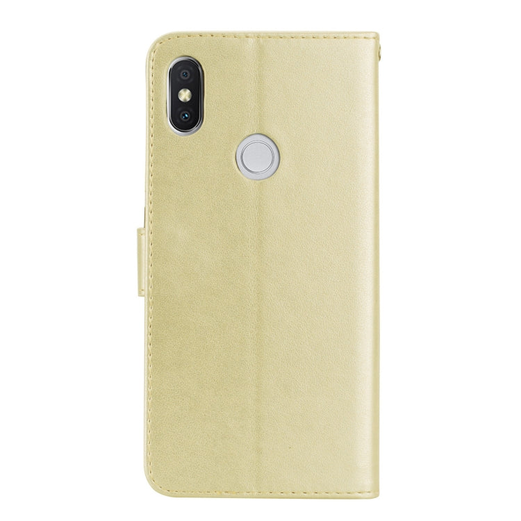 Rose Embossed Horizontal Flip Environmental PU Leather Case for Xiaomi Redmi S2, with Holder & Card Slots & Wallet