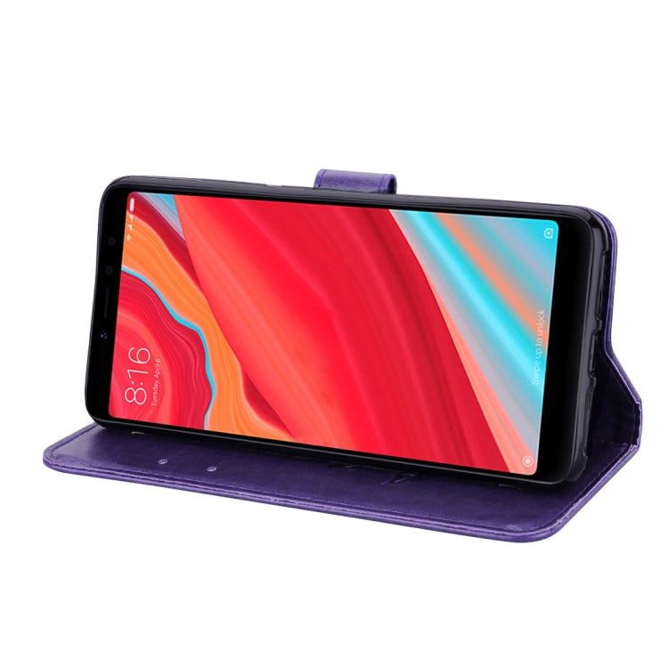 Rose Embossed Horizontal Flip Environmental PU Leather Case for Xiaomi Redmi S2, with Holder & Card Slots & Wallet