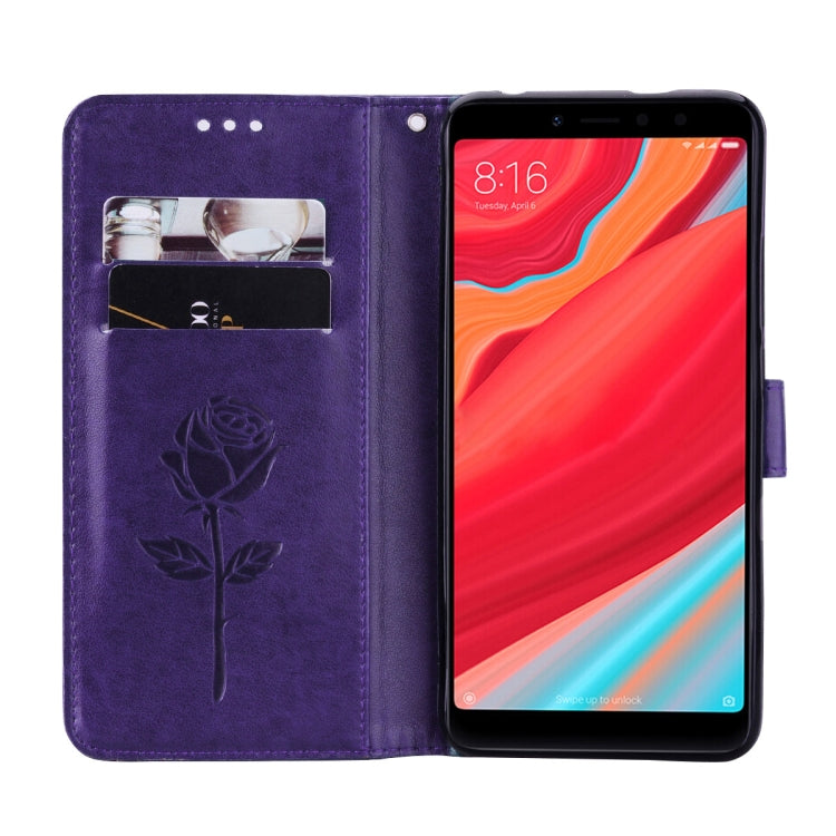 Rose Embossed Horizontal Flip Environmental PU Leather Case for Xiaomi Redmi S2, with Holder & Card Slots & Wallet
