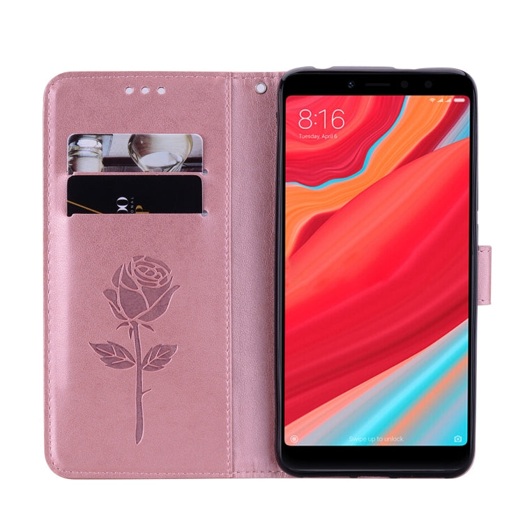 Rose Embossed Horizontal Flip Environmental PU Leather Case for Xiaomi Redmi S2, with Holder & Card Slots & Wallet
