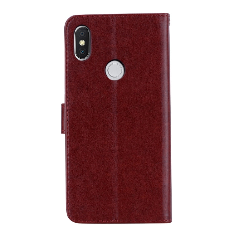 Rose Embossed Horizontal Flip Environmental PU Leather Case for Xiaomi Redmi S2, with Holder & Card Slots & Wallet