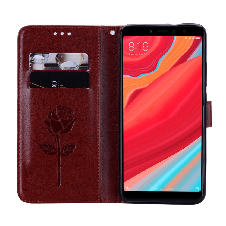 Rose Embossed Horizontal Flip Environmental PU Leather Case for Xiaomi Redmi S2, with Holder & Card Slots & Wallet