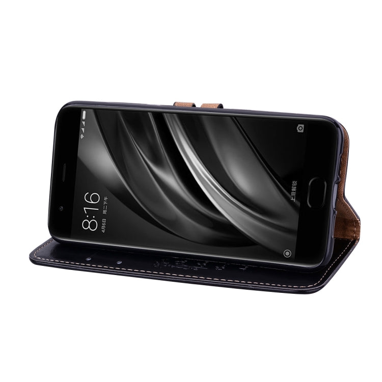 Business Style Oil Wax Texture Horizontal Flip Leather Case for Xiaomi Mi 6, with Holder & Card Slots & Wallet