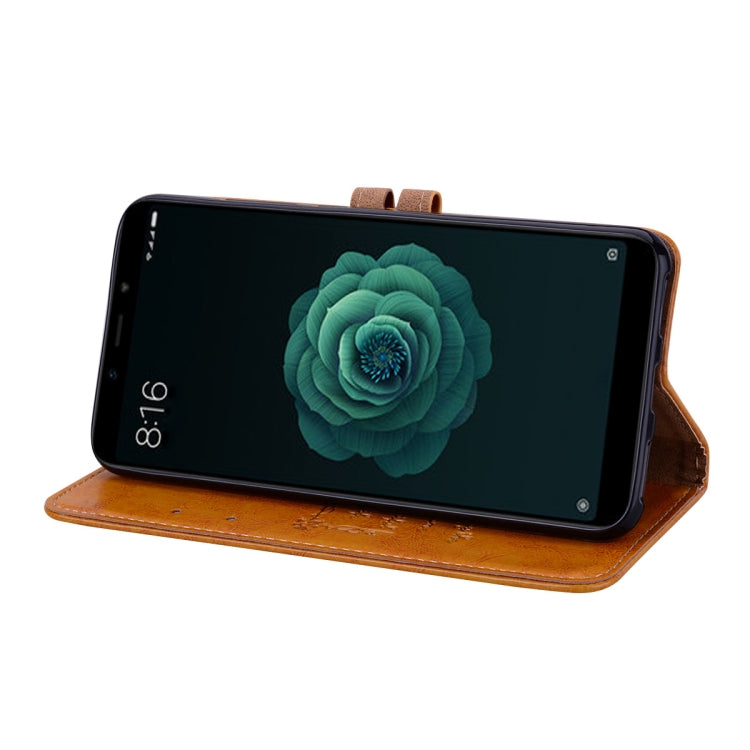 Business Style Oil Wax Texture Horizontal Flip Leather Case for Xiaomi Mi 6X / A2, with Holder & Card Slots & Wallet