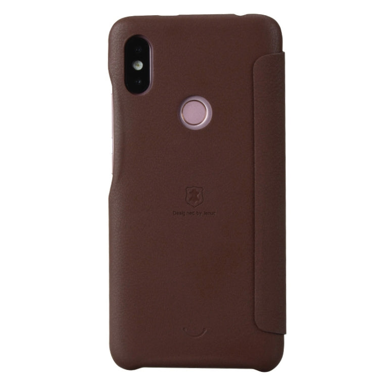 Lenuo Ledream Series Litchi Texture Horizontal Flip PU Leather Case for Xiaomi Redmi S2, with Card Slot