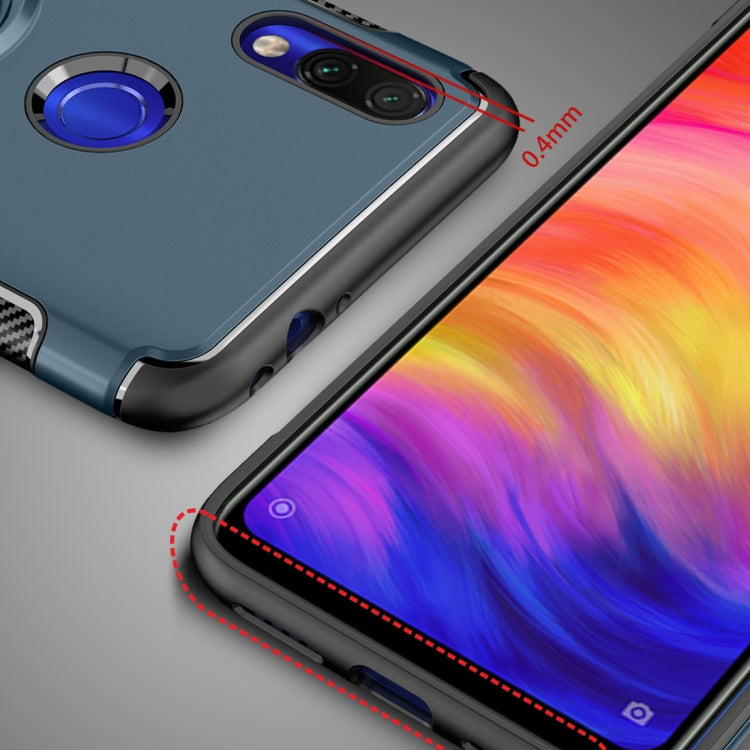 Magnetic Armor Protective Case for Xiaomi Redmi 7, with 360 Degree Rotation Ring Holder