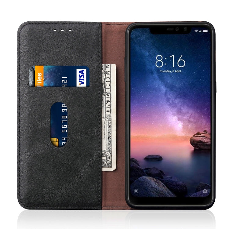 Casual Style Retro Crazy Horse Texture Horizontal Flip Leather Case for Xiaomi Redmi 6 Pro / MI A2 lite, with Card Slots & Holder & Wallet