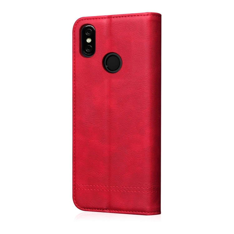 Casual Style Retro Crazy Horse Texture Horizontal Flip Leather Case for Xiaomi Redmi 6 Pro / MI A2 lite, with Card Slots & Holder & Wallet